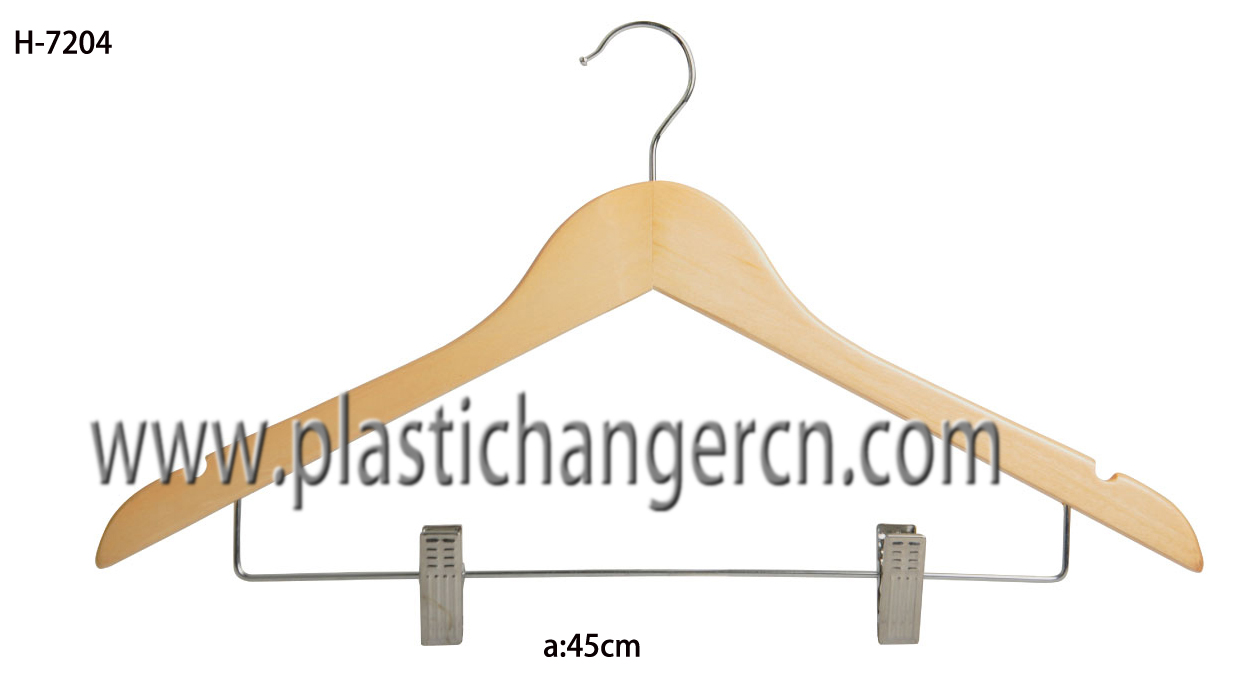 7204 wood suit hanger