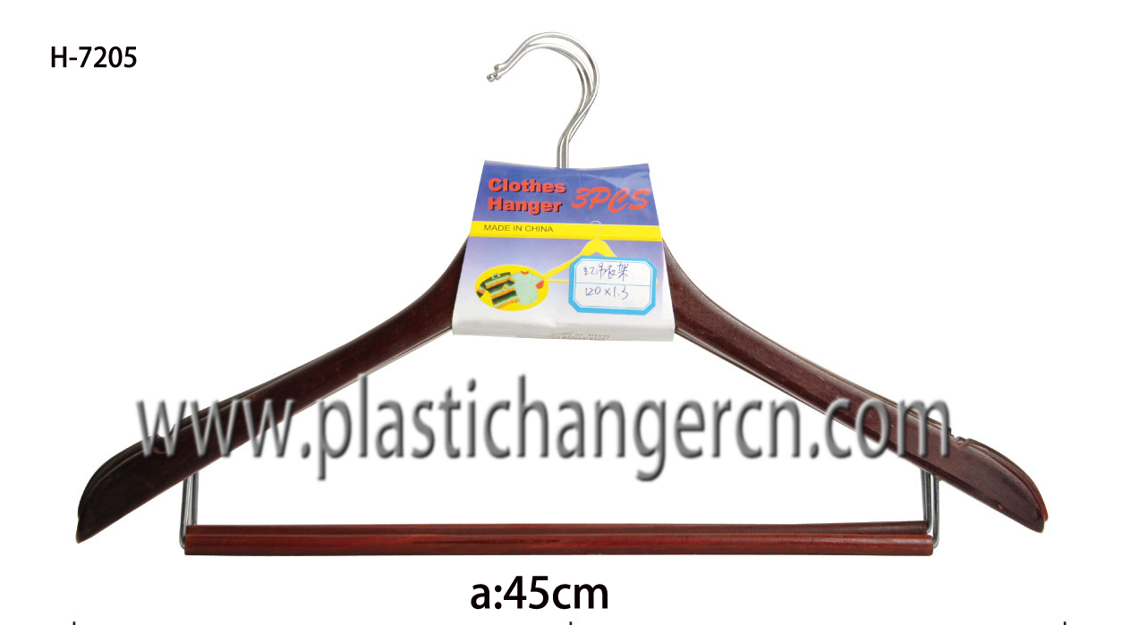 7205 wood suit hanger