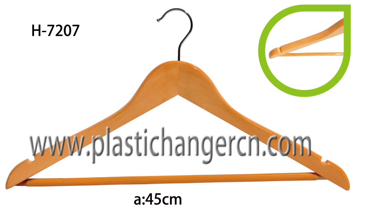 7207 wood coat hanger