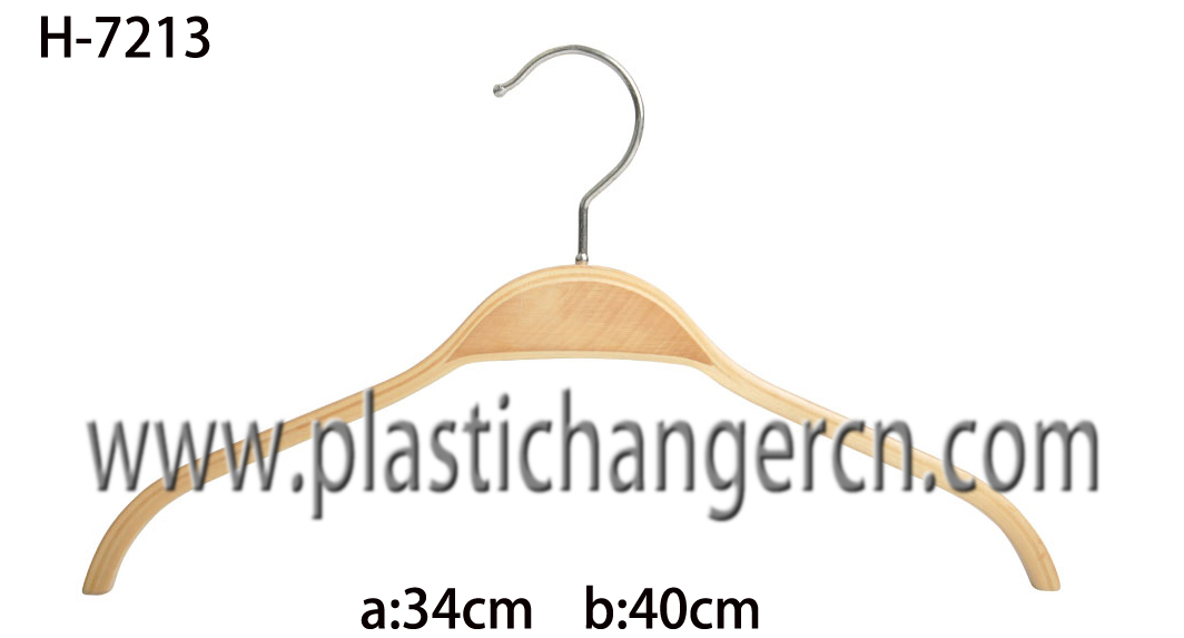 7213 laminated  wood coat hanger